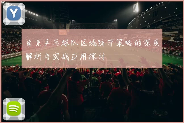 南京乒乓球队区域防守策略的深度解析与实战应用探讨